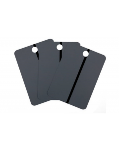 Metal Colour Match Cards Dark Grey PK100 Primed Paint Test Card Light